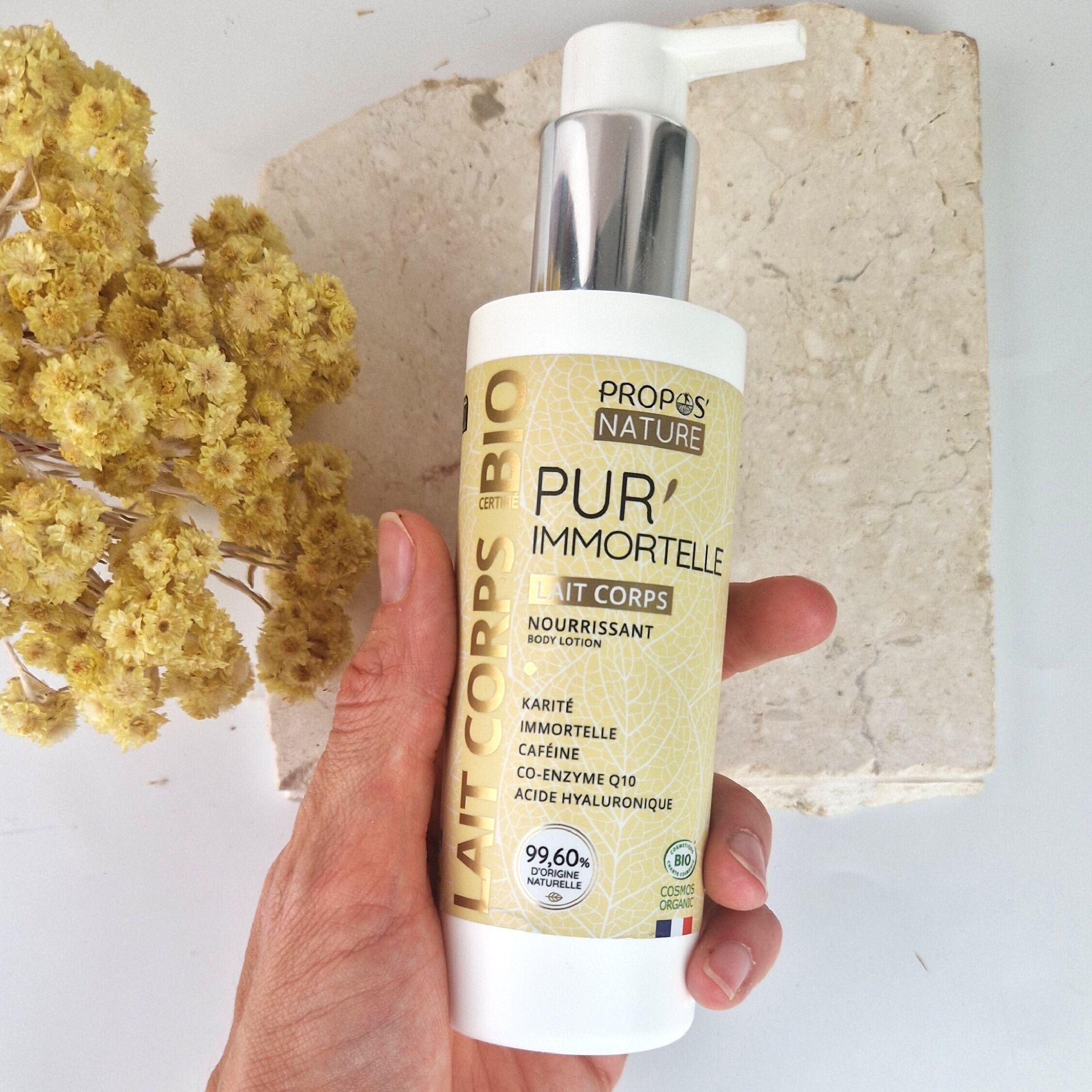 PUR'IMMORTELLE LOZIONE CORPO RASSODANTE BIOLOGICA - COENZIMA Q10 - CAFFEINA - 200ML