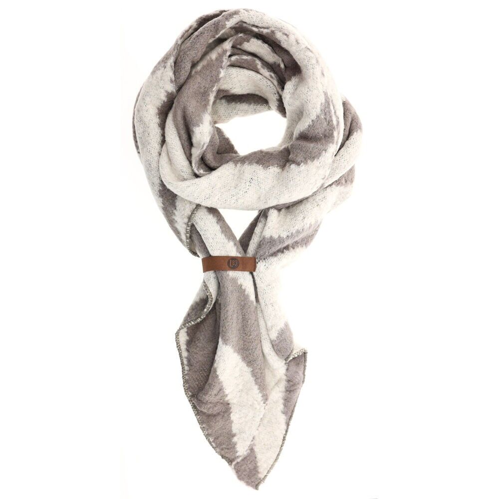 Sciarpa Fem Zebra Grigio