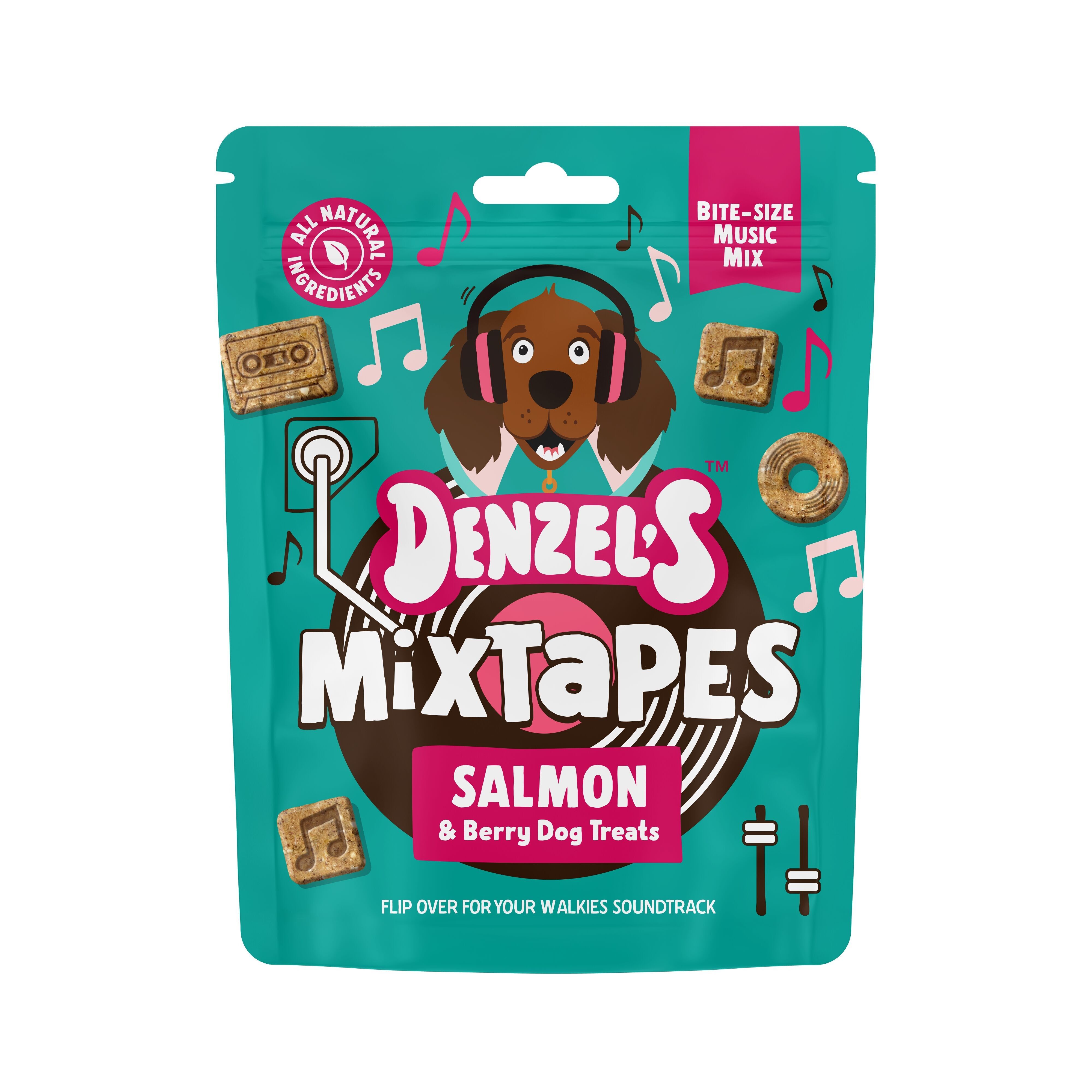Denzel’s Mixtapes – Lachs & Beeren Hundeleckerlis (90 g)
