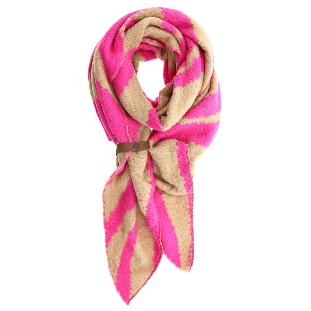 Bufanda Fem Zebra Rosa Camel