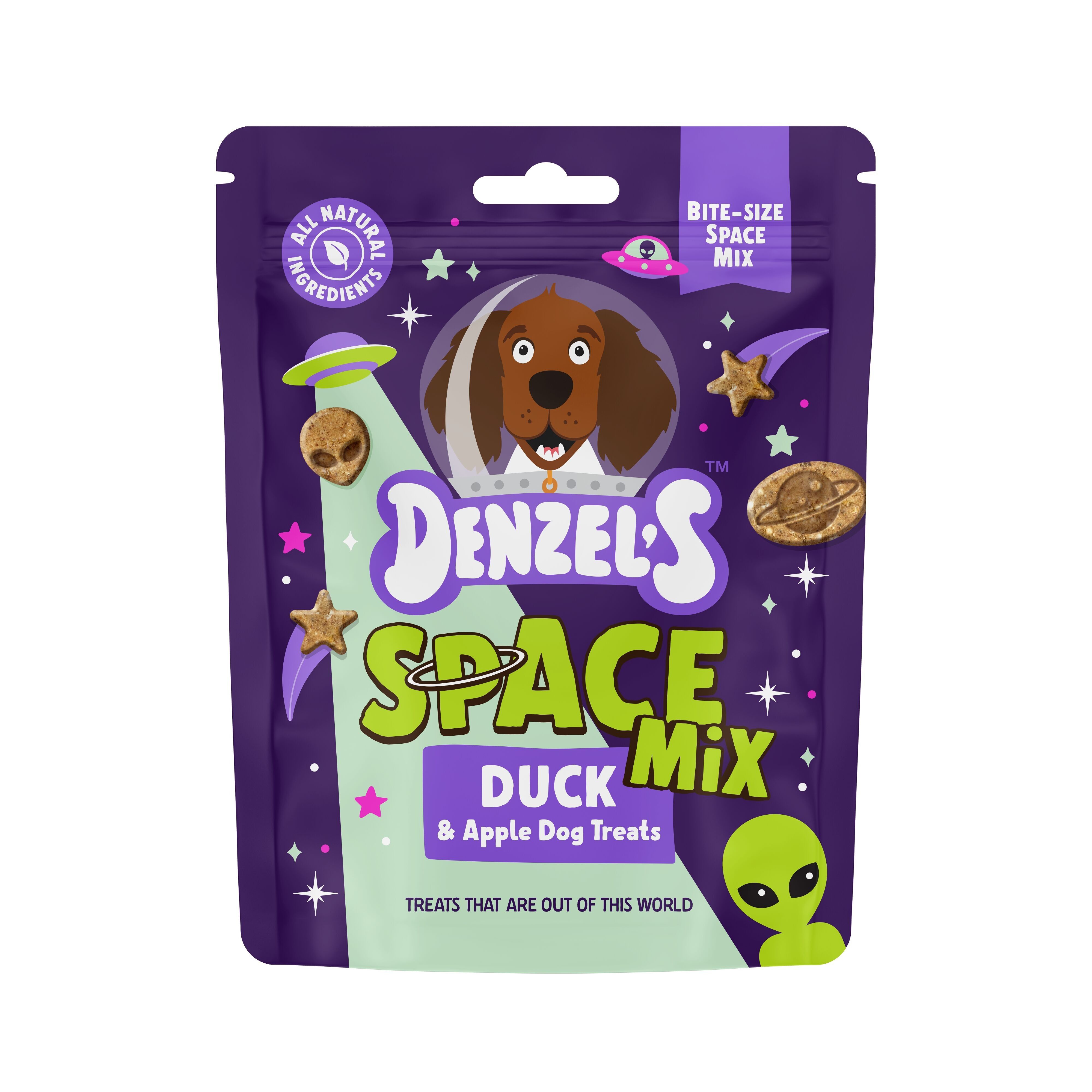 Denzel’s Space Mix – Hundeleckerlis mit Ente und Apfel (90 g)