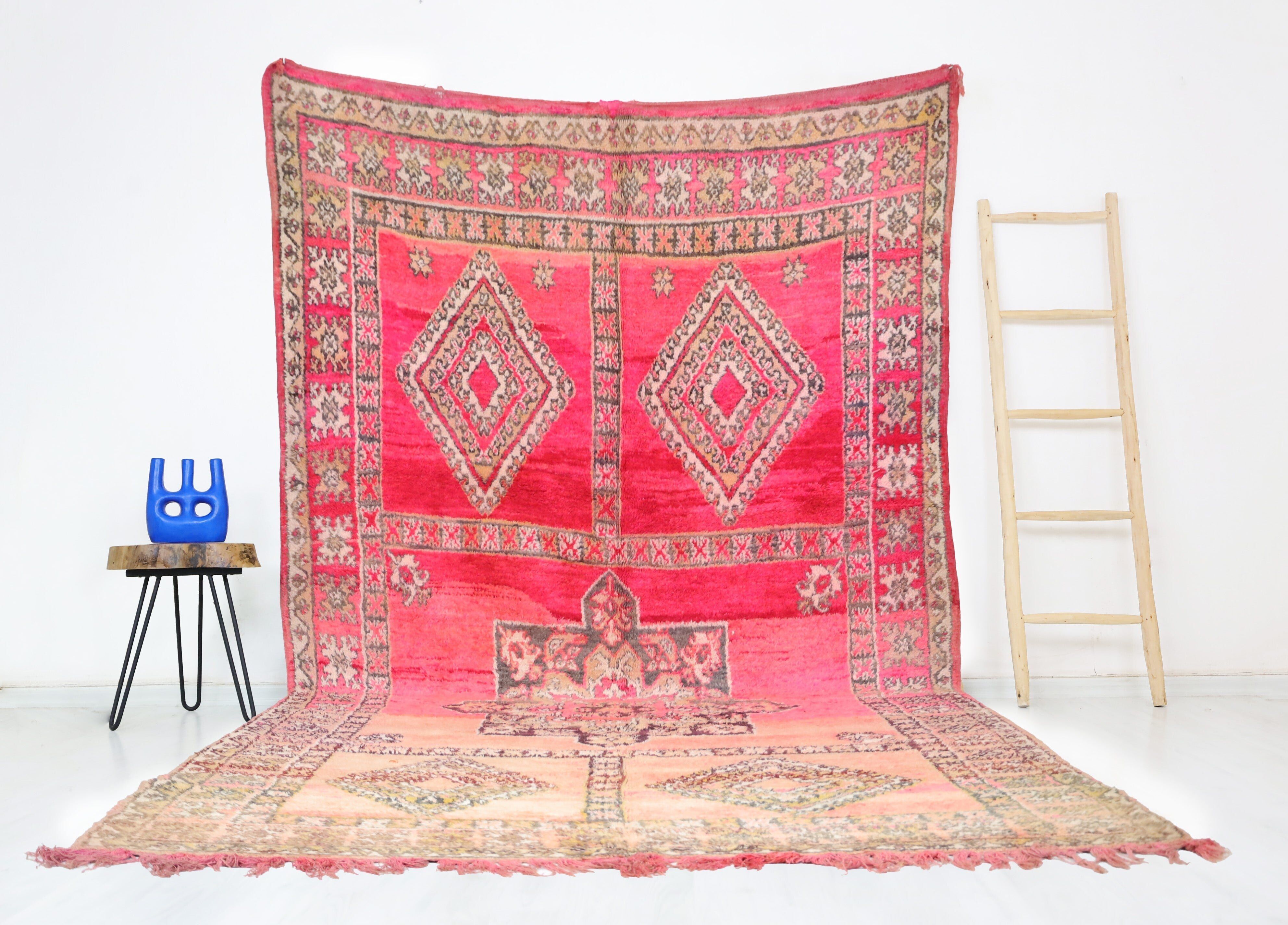 Tappeto marocchino vintage Mizig 210 cm x 395 cm