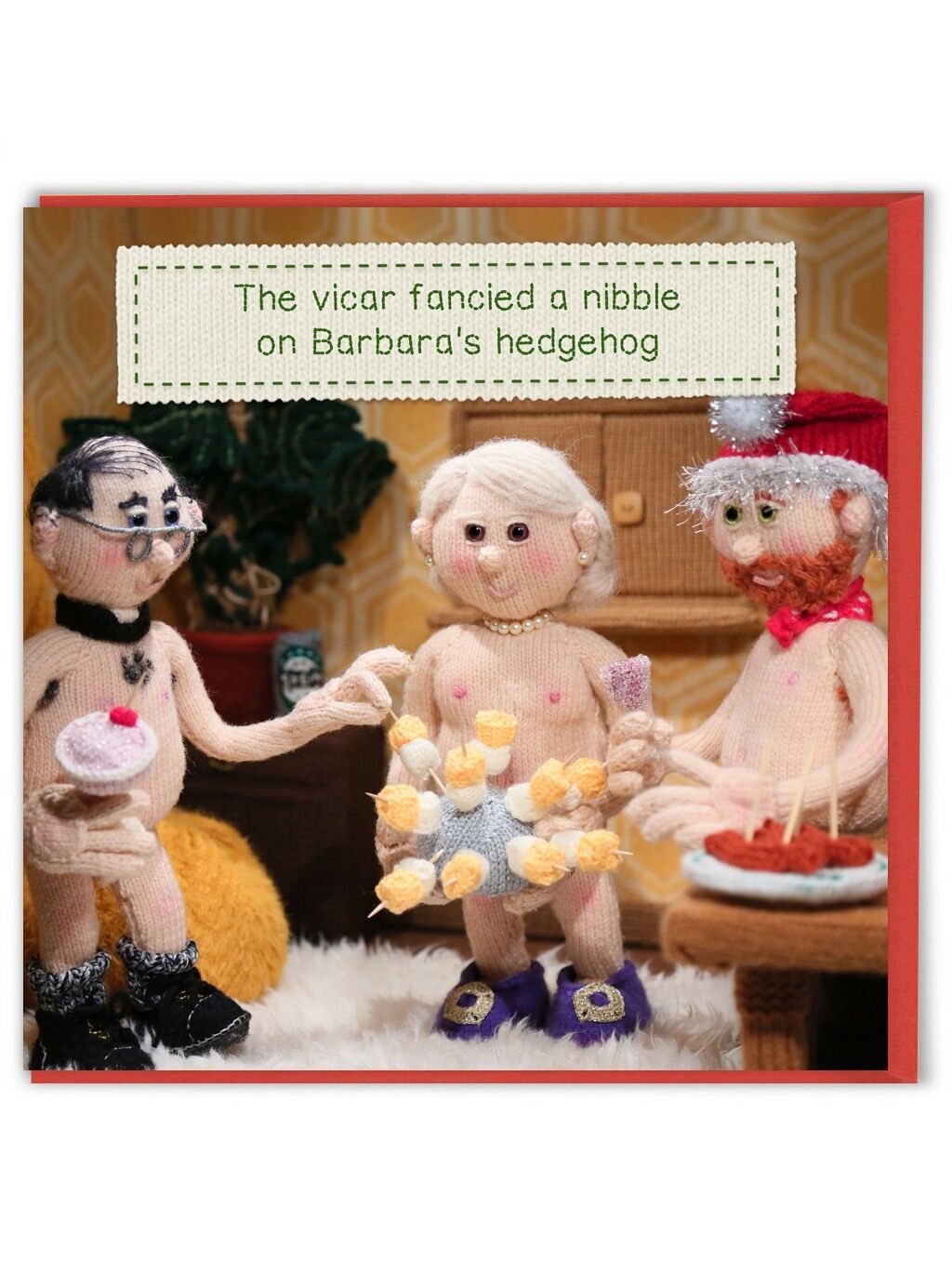 Divertente biglietto di Natale - Il riccio di Barbara di Nudinits