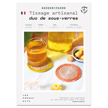 Kit Tissage Duo de sous-verres 2