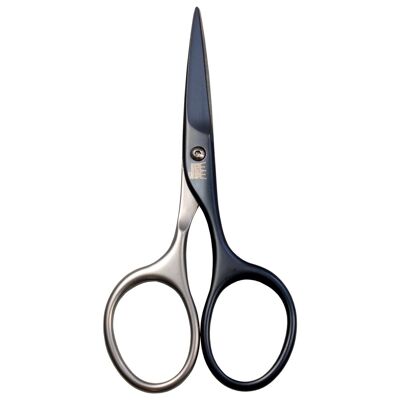 Self-sharpening anthracite-colored beard scissors - Made in Solingen