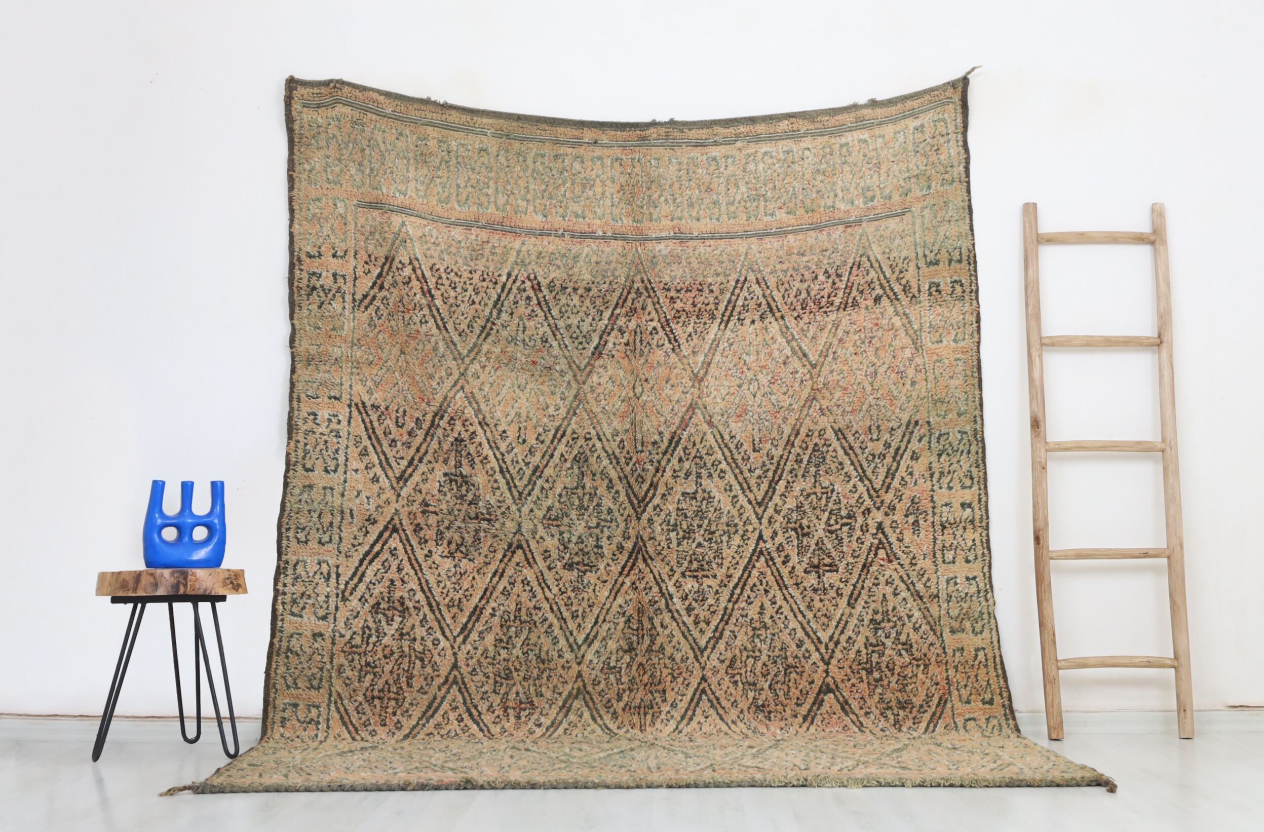 Tappeto marocchino vintage Abarghus 206 cm x 253 cm