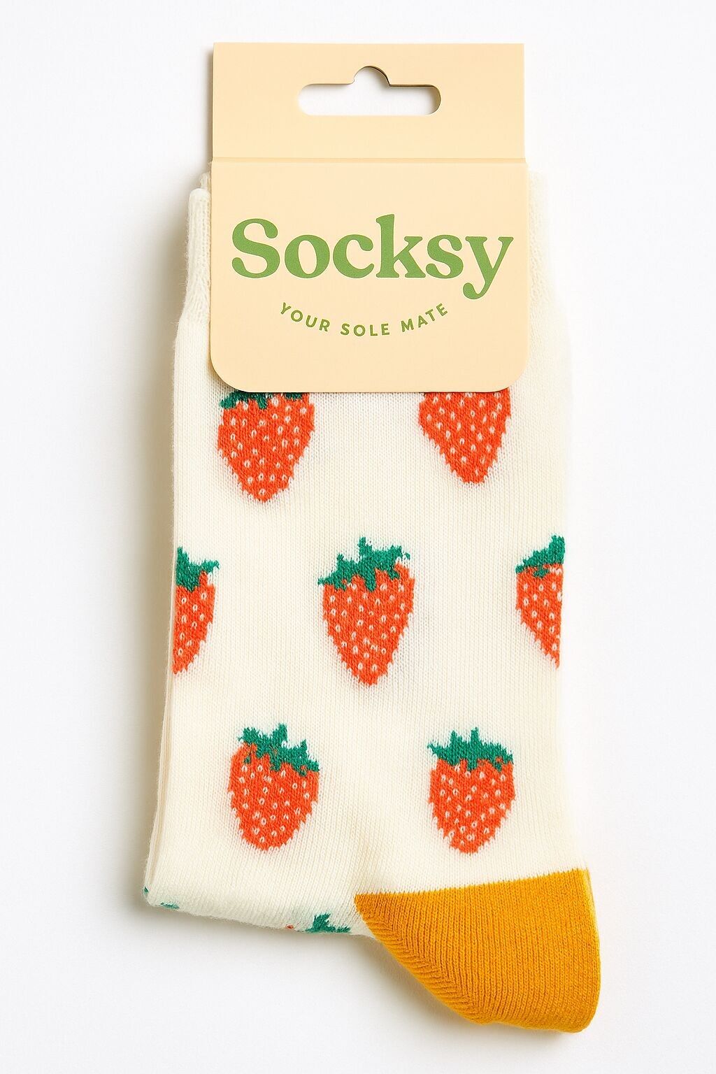Calcetines orgánicos de fresa