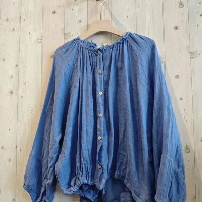 REF 83688 BLUSA LINO 100% CERRADO
