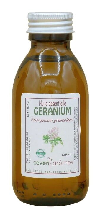 Olio essenziale di geranio rosa HEBBD 125ml