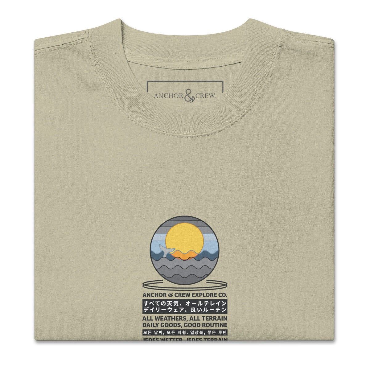 Ocean Drift Explore Co.T-shirt en coton surdimensionné