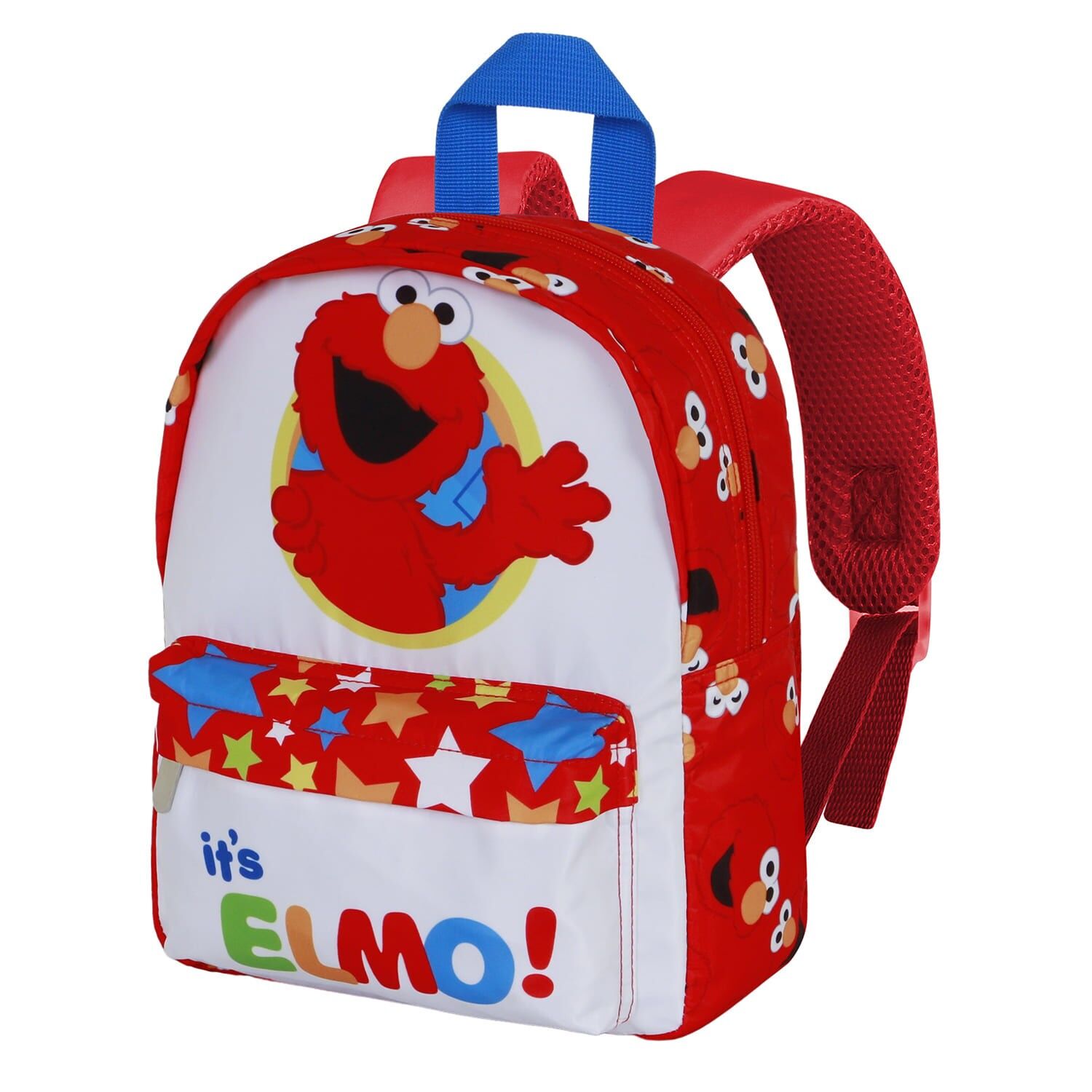 Zaino per la scuola materna Sesame Street Elmo Hello-Joy, bianco