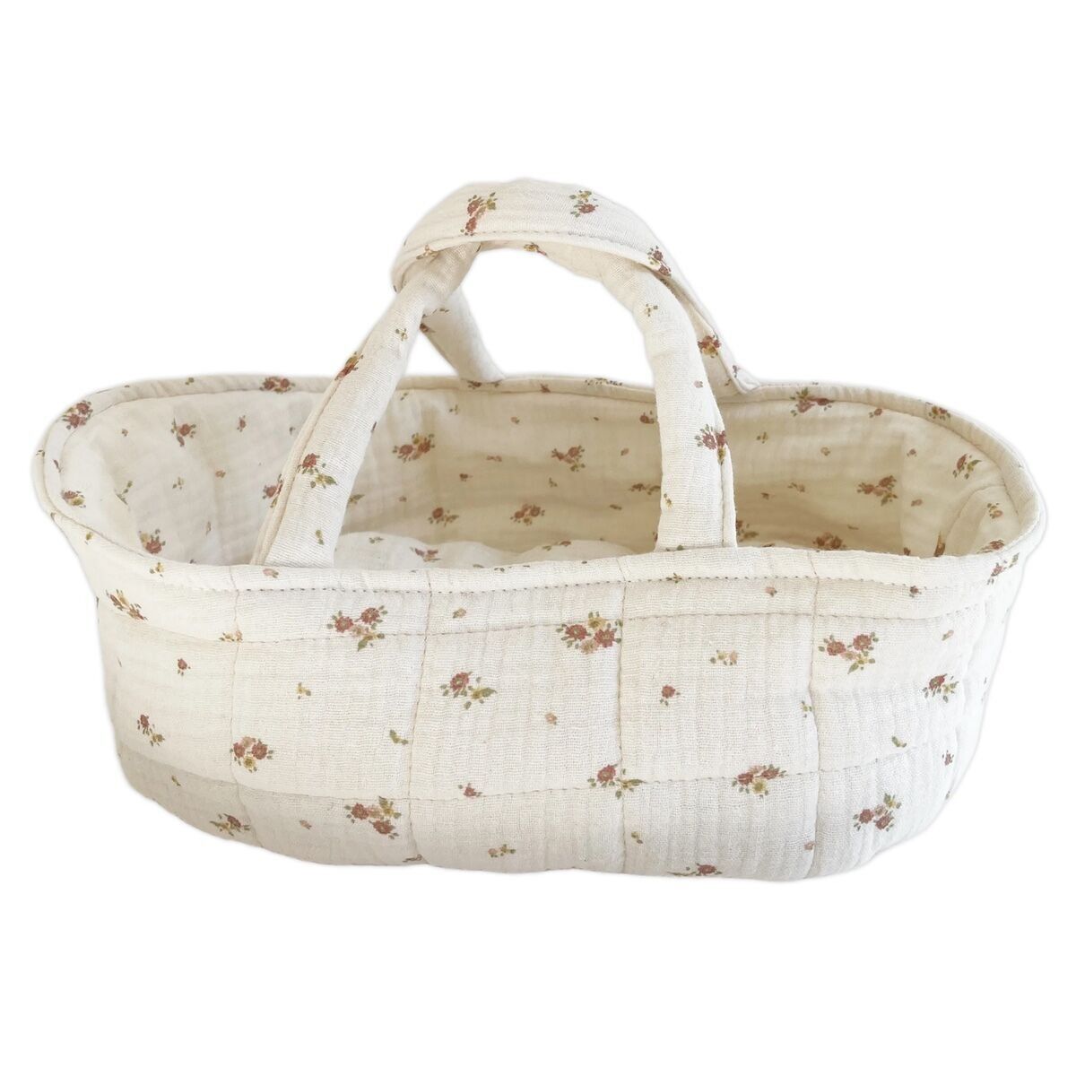 Nacelle pour poupée Bobble 26 cm avec fleurs roses