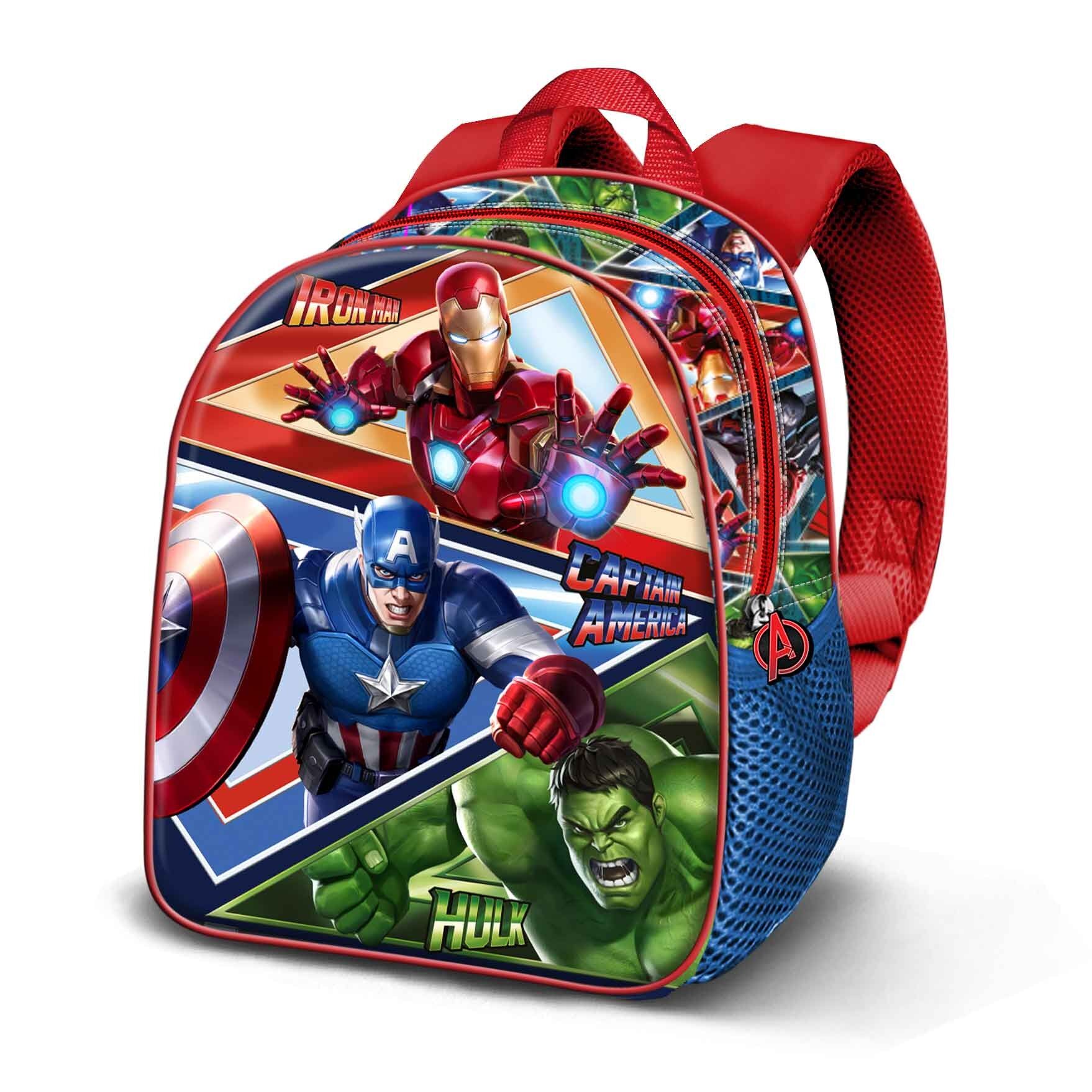 Zaino Marvel Avengers Battle-Elite 3D, blu