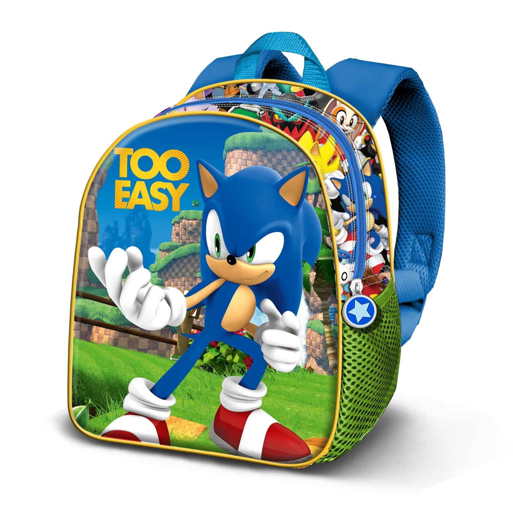 Zaino Sonic The Hedgehog Easy-3D Elite, blu