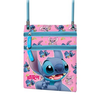 Borsa verticale a sorpresa Disney Lilo e Stitch, blu