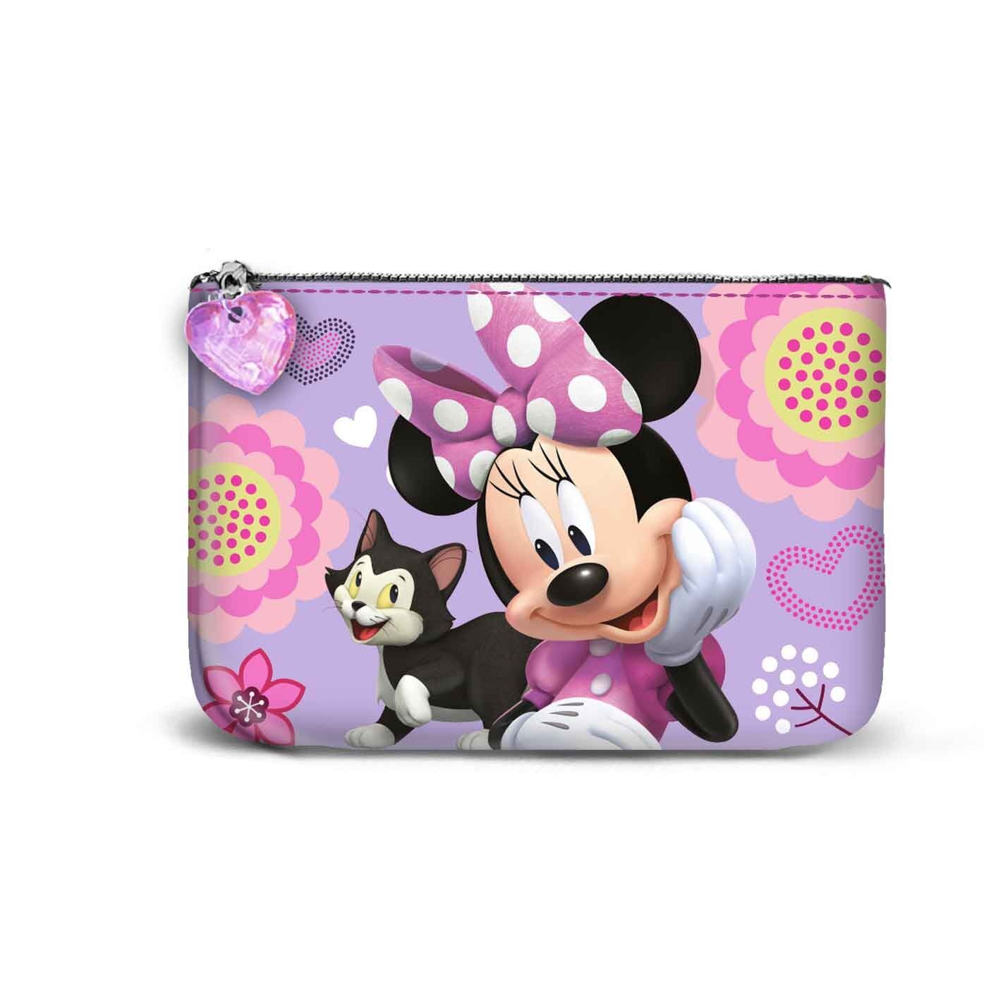Borsa piccola quadrata Disney Minnie Mouse Cat, lilla