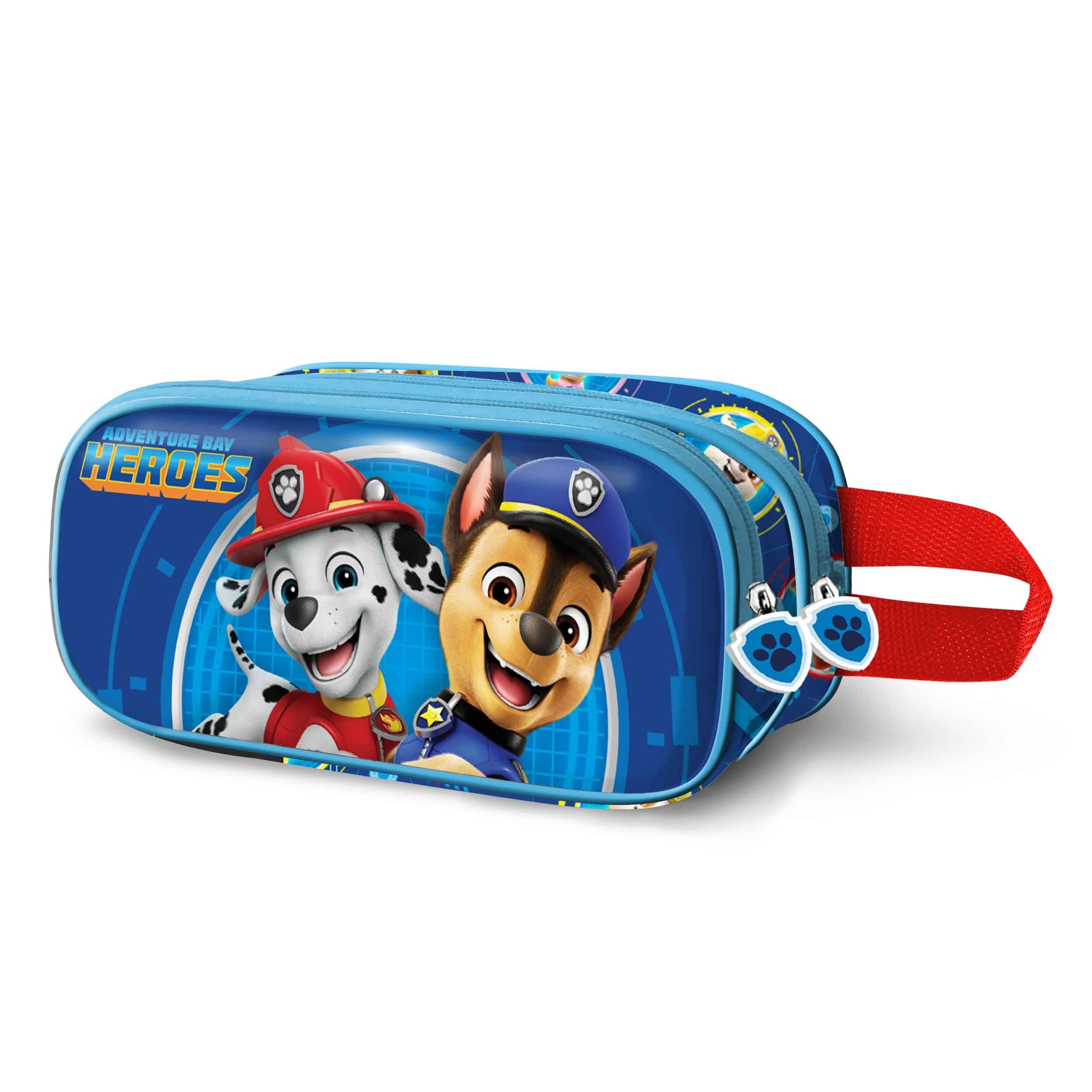 Trousse double 3D Paw Patrol Adventure, bleue