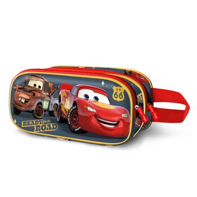 Trousse à crayons 3D Disney Cars 3 Ready-Double, rouge