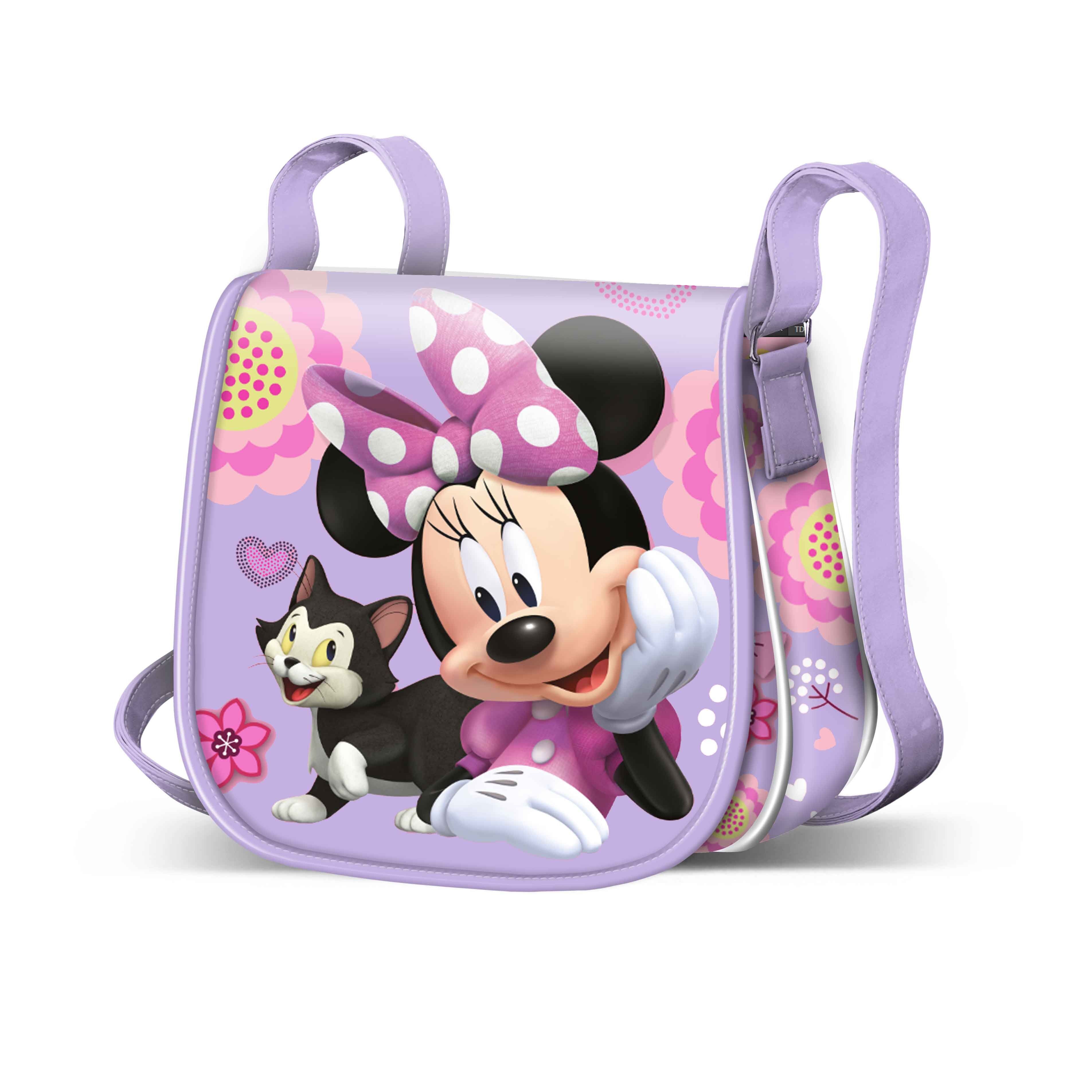 Borsa a tracolla Disney Minnie Mouse Cat Muffin Mini, lilla