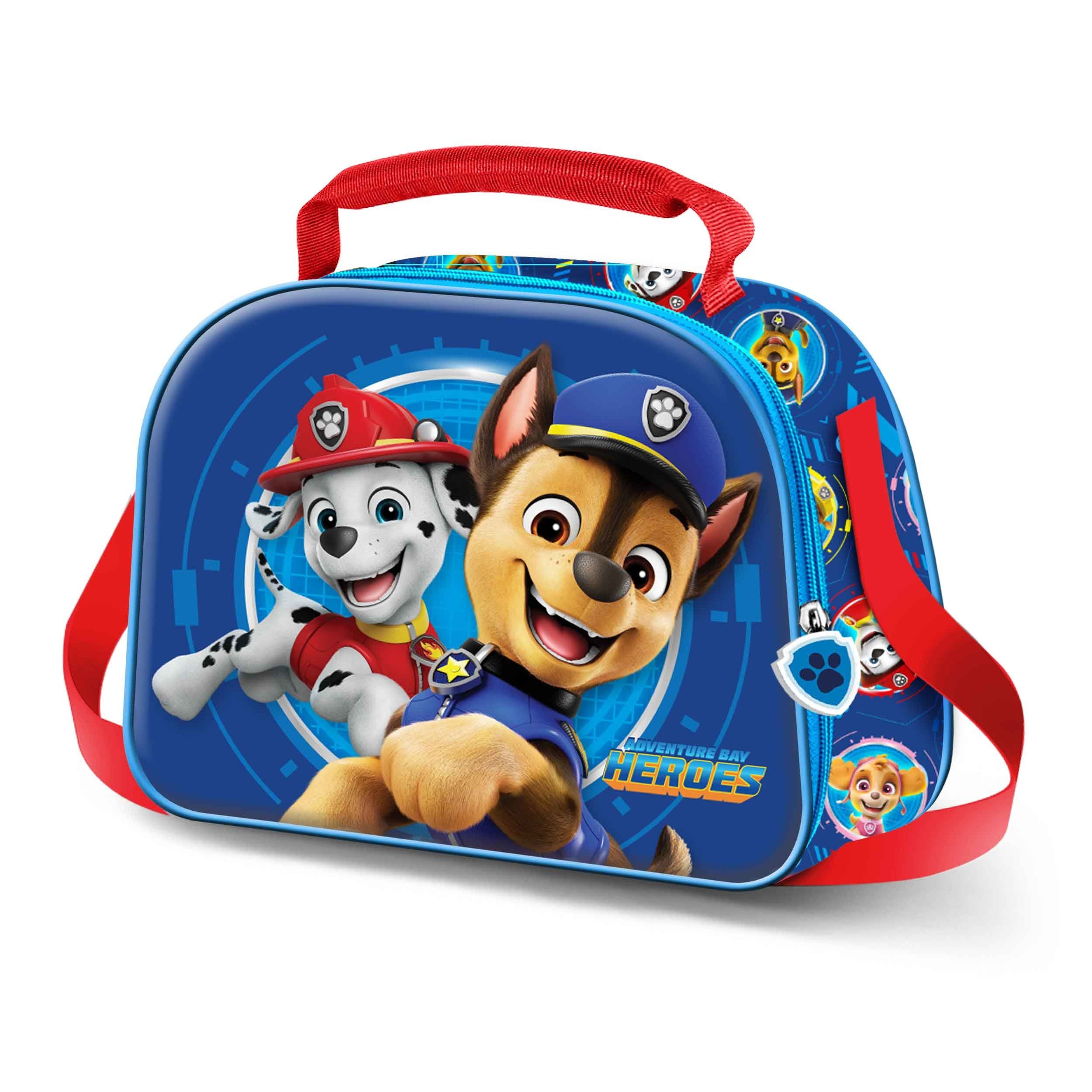 Borsa porta pranzo 3D Adventure Paw Patrol, blu