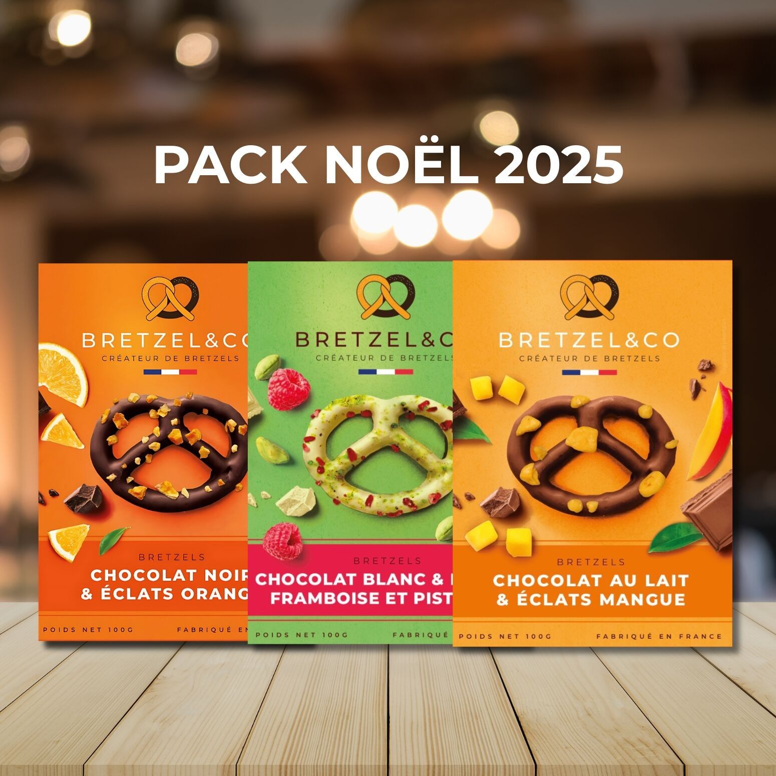 New Pretzel Pack - 3x100g
