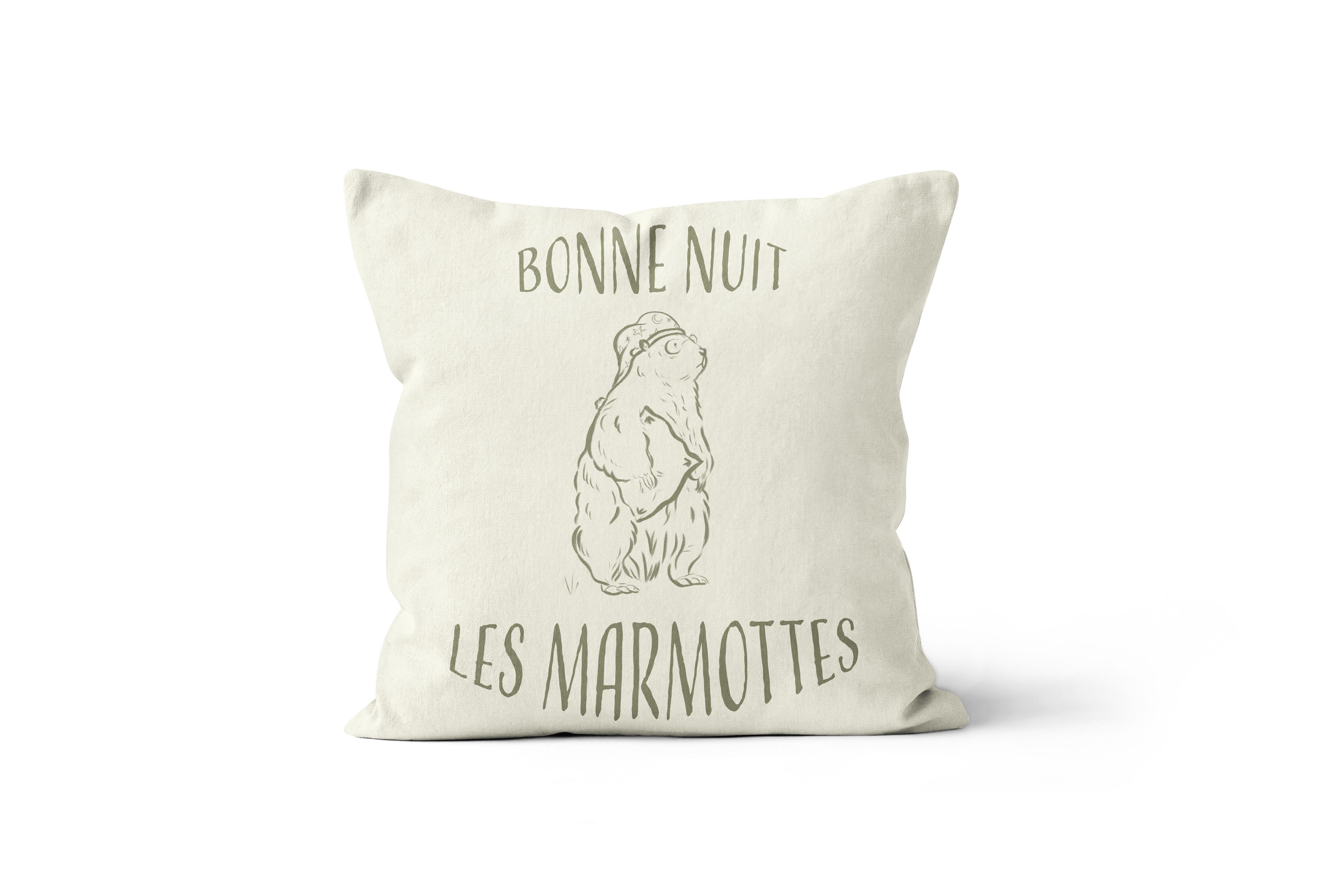 Cuscino Buonanotte Marmotte