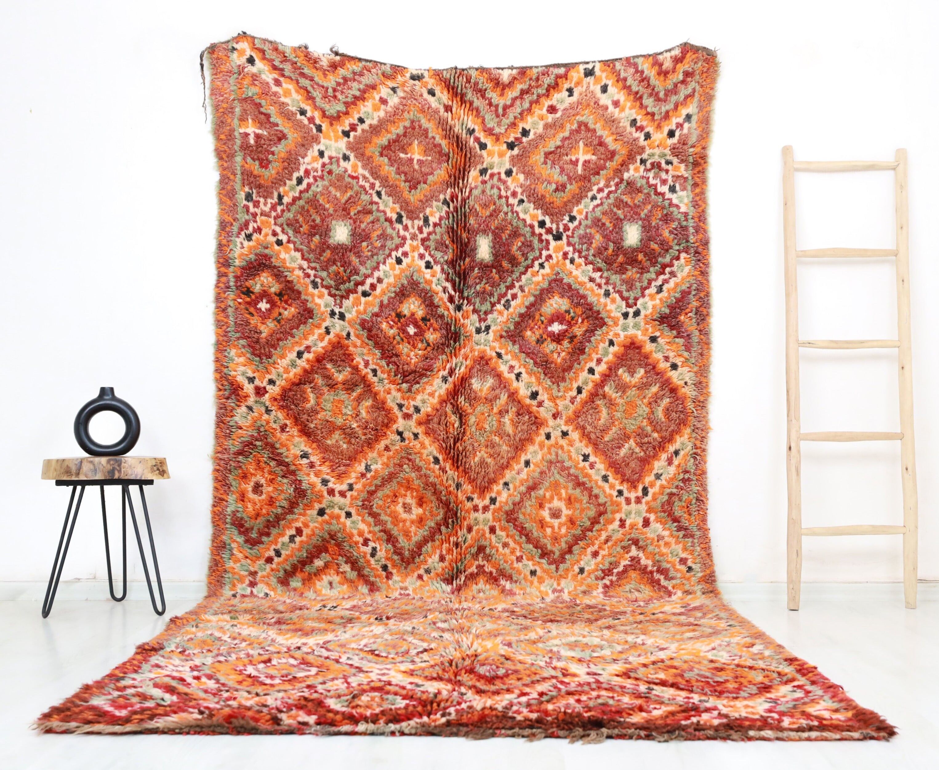 Alfombra marroquí vintage Allena 166 cm x 342 cm