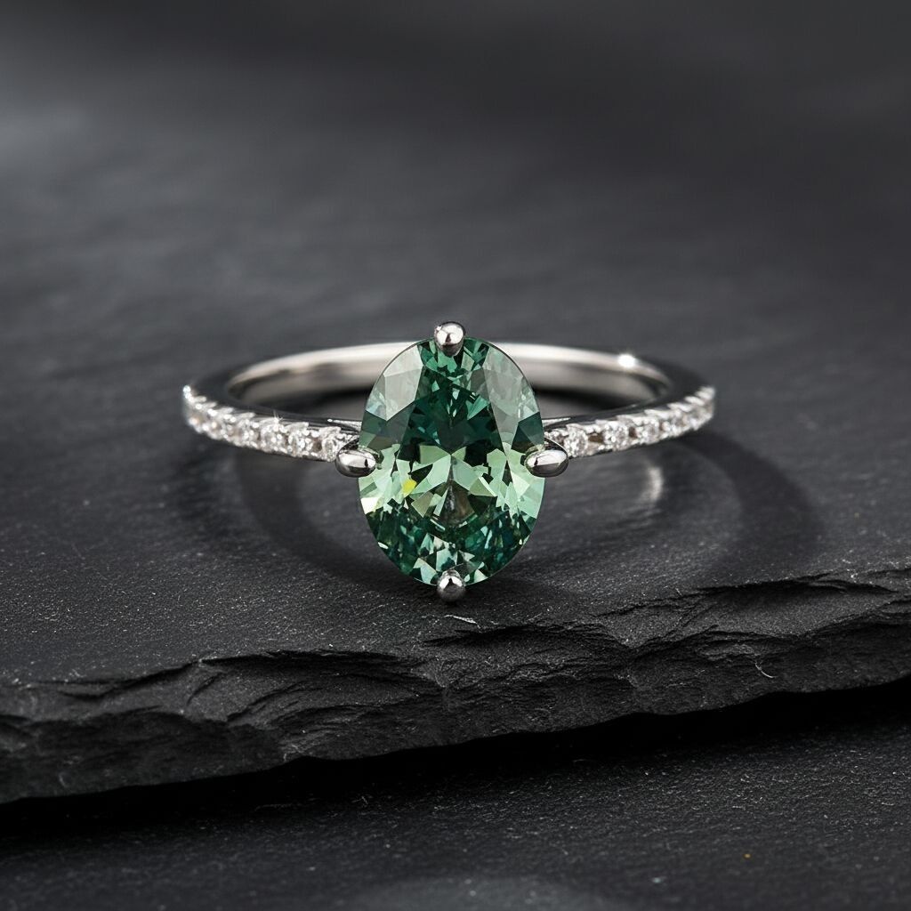 Anello Emerald Glow
