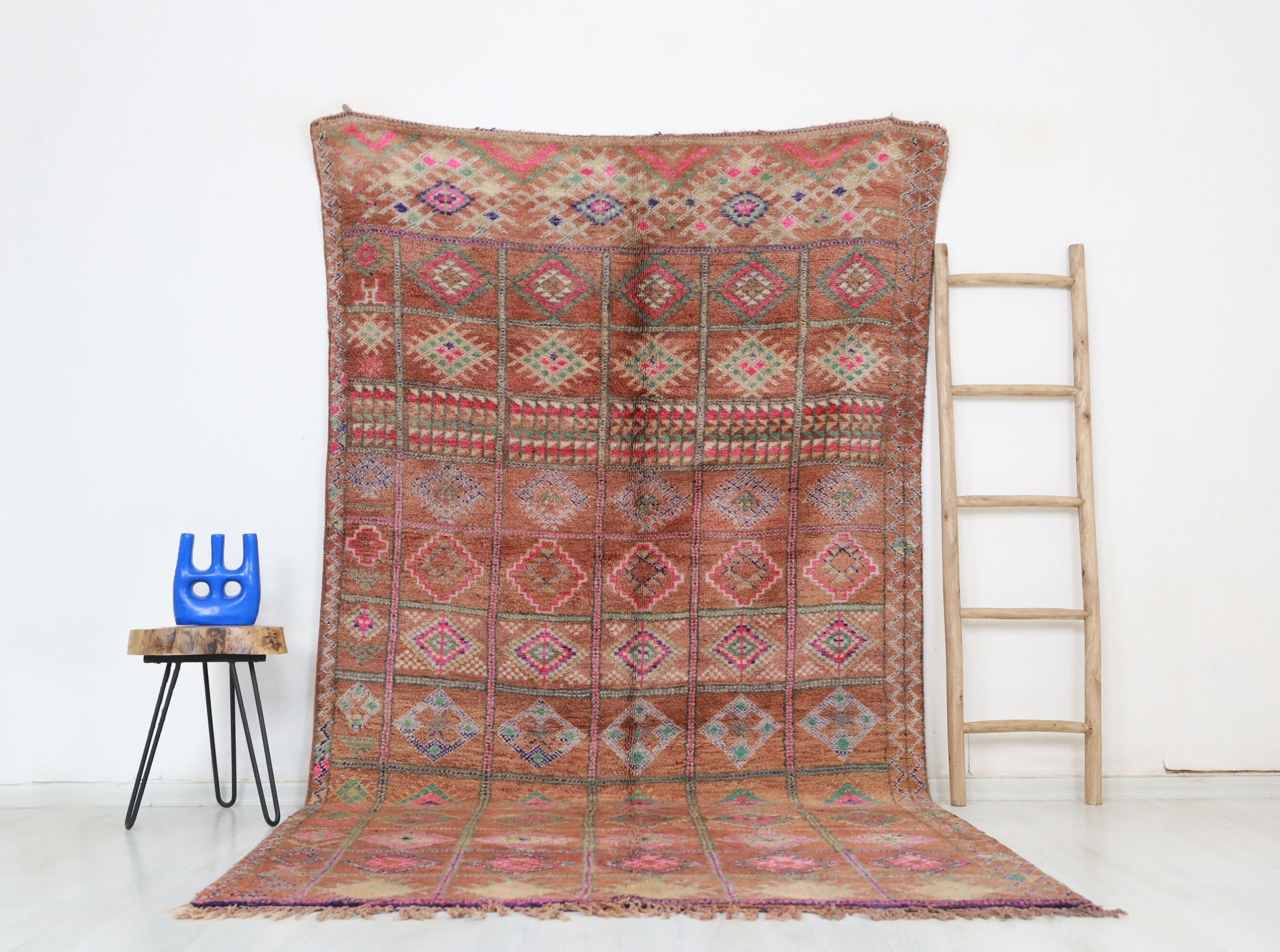 Alfombra Marroquí Vintage Aselway 160 cm x 296 cm