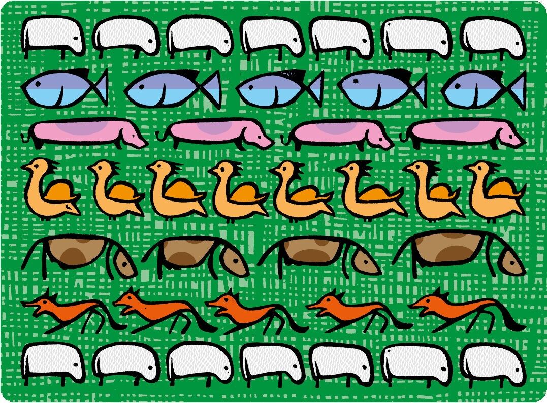 The Farm Tischset - Grün