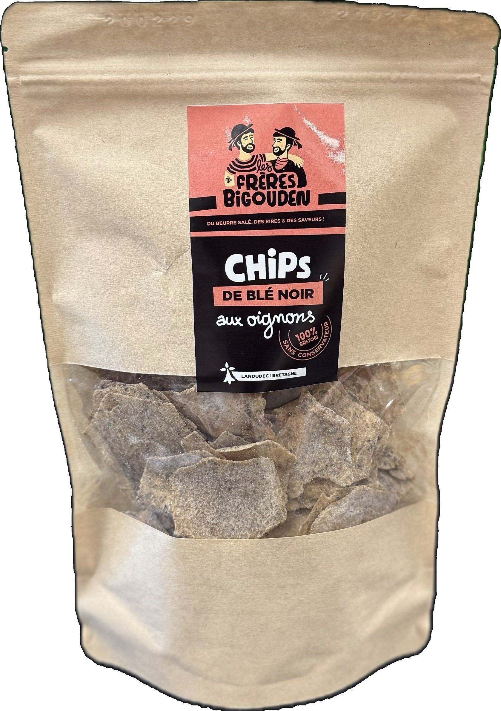 Buckwheat crisps with onion – Breton artisanal snack