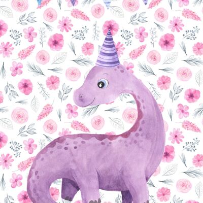 dino purple| It's Summer Time collection Fripperies