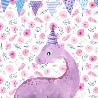 dino purple| It's Summer Time collection Fripperies