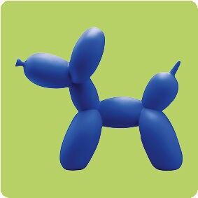 Balloon Dog Coaster - Green
