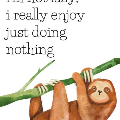 I really enjoy just doing nothing | fripperies