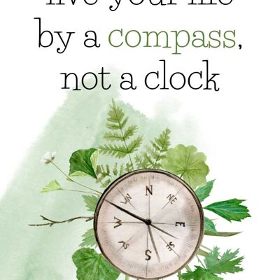 Live your life by a compass | fripperies