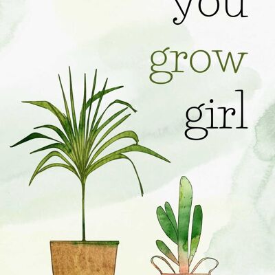 Du wirst wachsen Mädchen | Schnickschnack