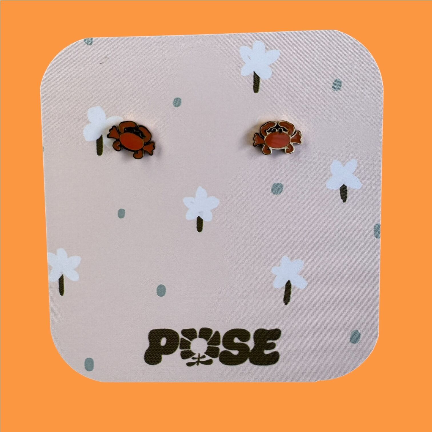 orecchini a forma di granchio