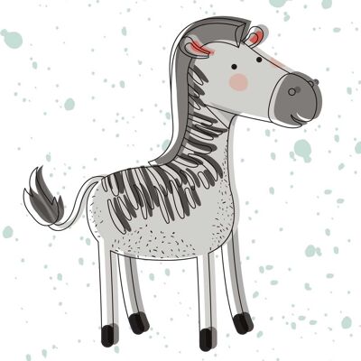 Spetterende Zebra | Fripperies
