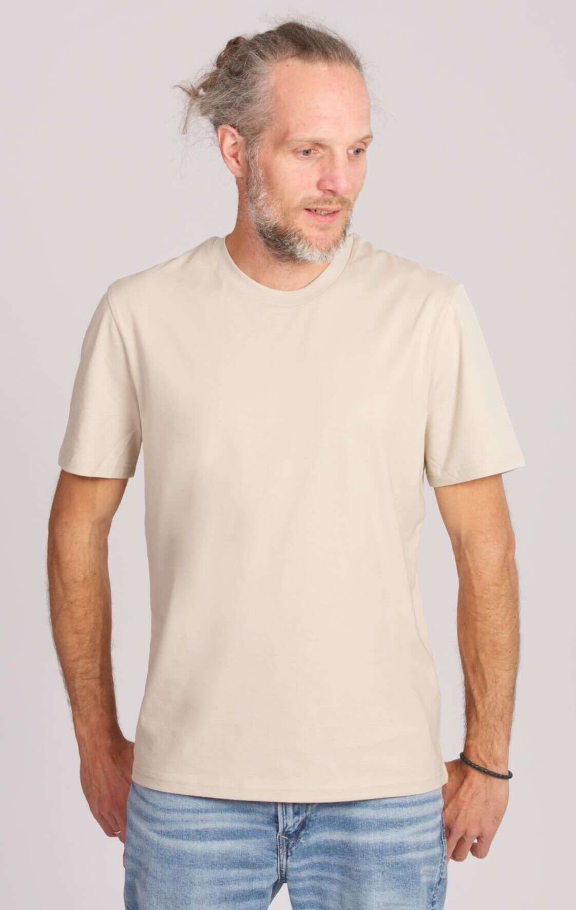 Camicia basica biologica Fairwear da uomo Desert Dust