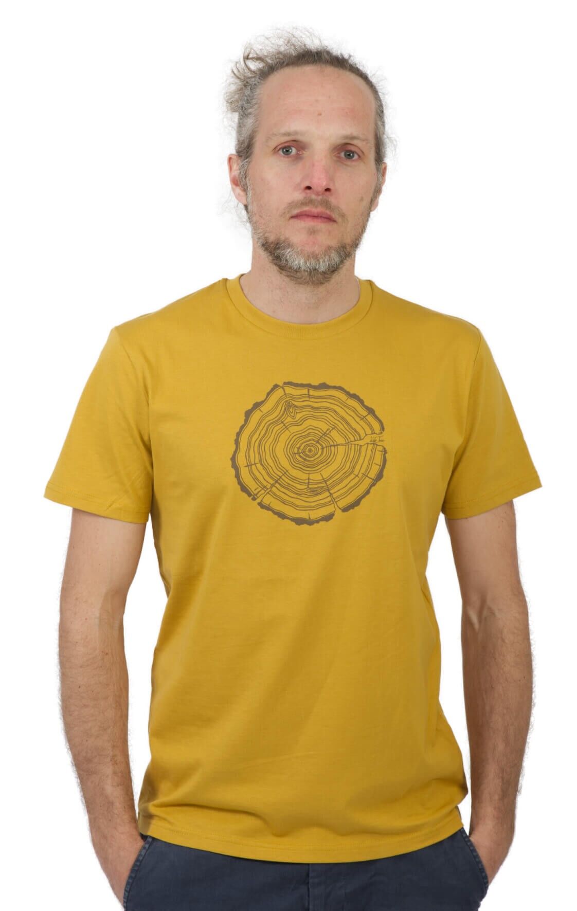 Fairwear Organic Shirt Unisex Ocre Treeslice