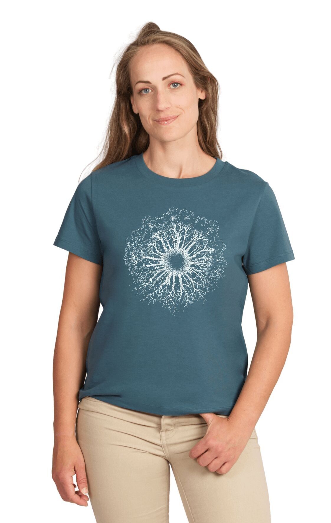 Fairwear Organic Shirt Women Stargazer WoodenIris