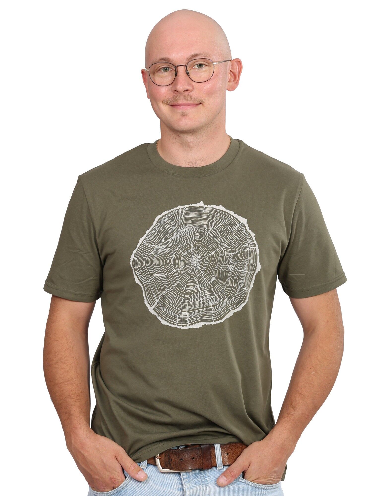 Organic Fairwear Shirt Men Khaki Bigslice