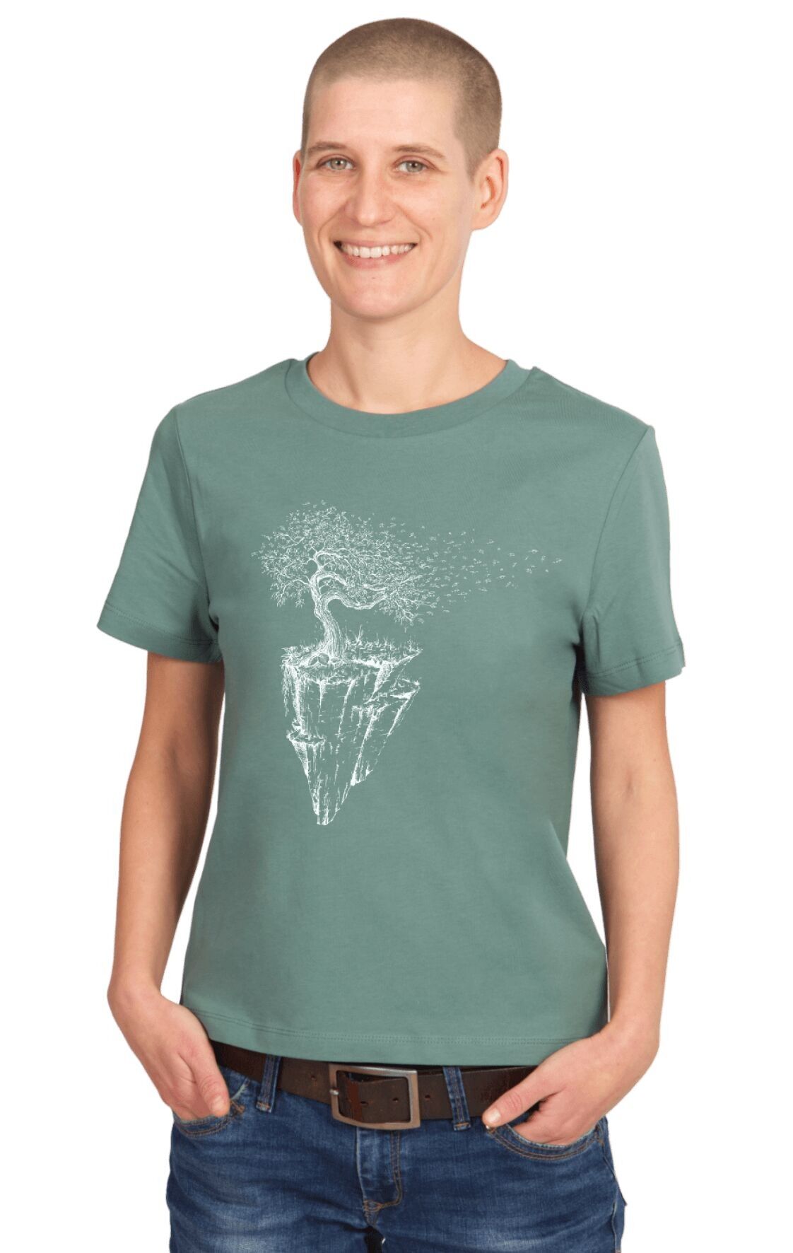 Organic Fairwear Shirt Women Green Bay Maple Island