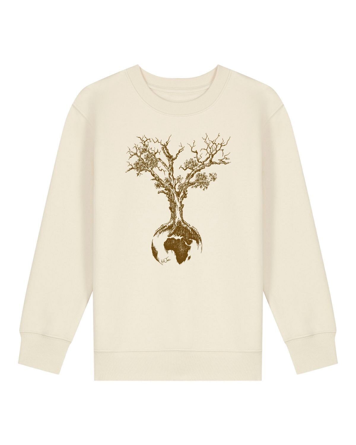 Maglione biologico Fairwear per bambini unisex World Tree