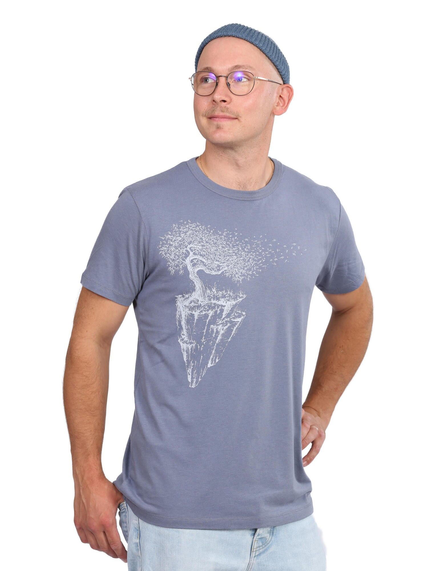 Fairwear Bambus Shirt Men Charcoal Grey Maple Island