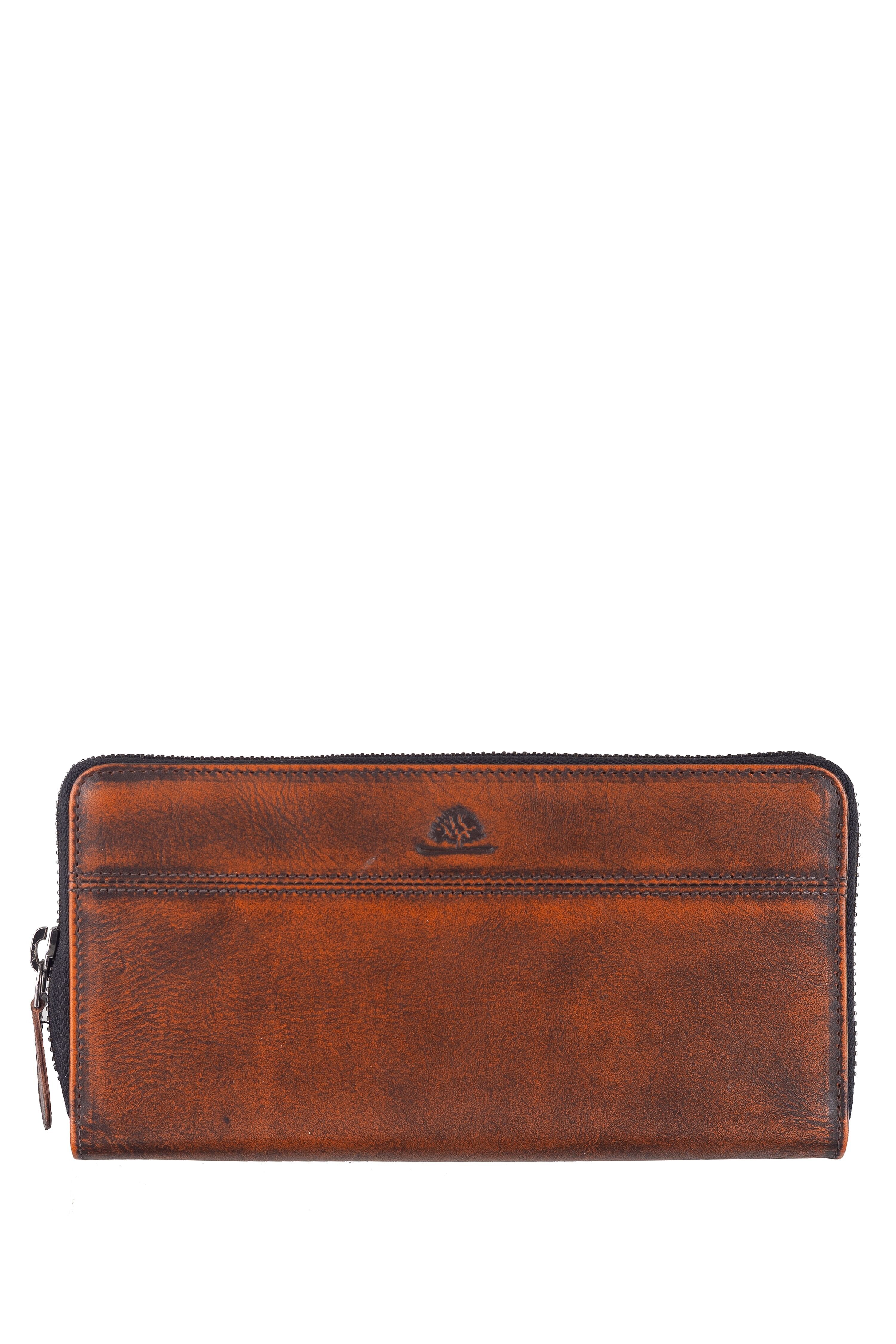 Portefeuille femme RV Destressed RFID orange rouille 2150-32