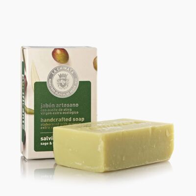 Sapone artigianale purificante alla salvia e citronella