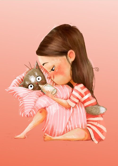 Kitten| Fluffy hugs collectie Fripperies