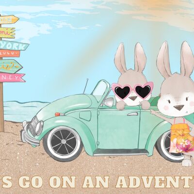 Let's go on an adventure| Summer animal collection Fripperies